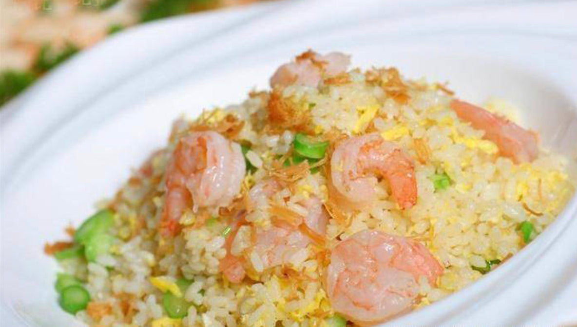 arroz frito con gambas